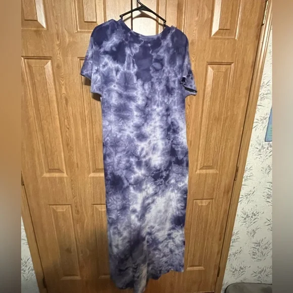 LulaRoe Maria Maxi Dress Tye Dye - Picture 3 of 4